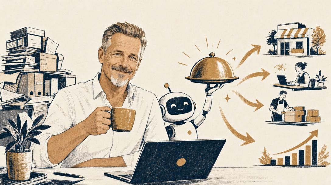 Illustratie bij het artikel: Claude Haiku 5.5: goedkopere AI die nu echt werkt voor mkb-processen