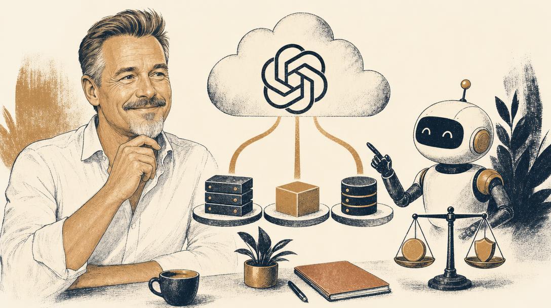 Illustratie bij het artikel: OpenAI op Google Cloud: waarom keuzevrijheid in AI nu echt voordeel oplevert voor jouw bedrijf