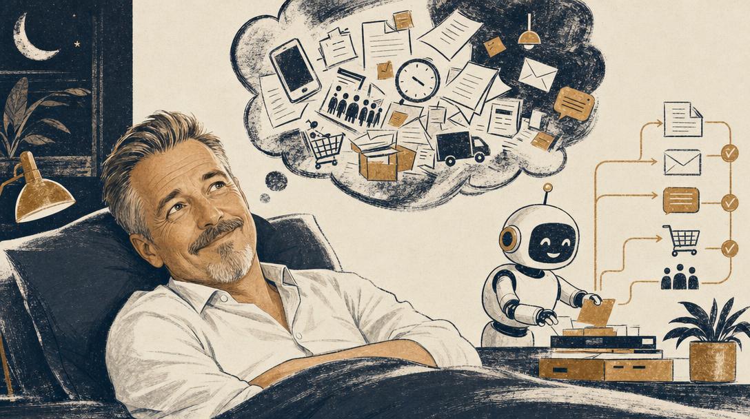 Illustratie bij het artikel: Waar de baas 's nachts van wakker ligt is niet zijn banksaldo